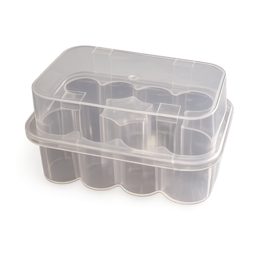 Transparent 10 x 3ml vial storage box