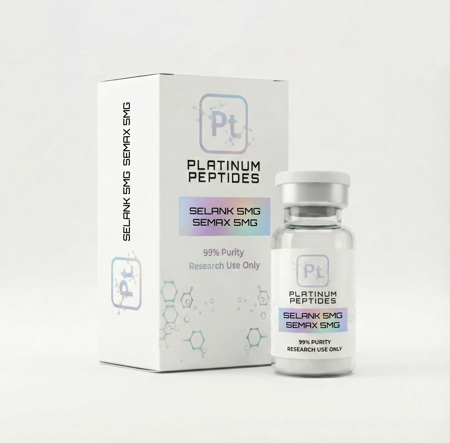 Selank 5mg + Semax 5mg- Research Use Only